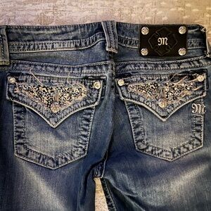 Embellished Women's Miss Me Capri Bling JP6168P low rise